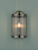 Laura Ashley flush wall light antique brass lantern design, UK version