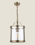 Laura Ashley Harrington pendant light clear glass metal (British brand)