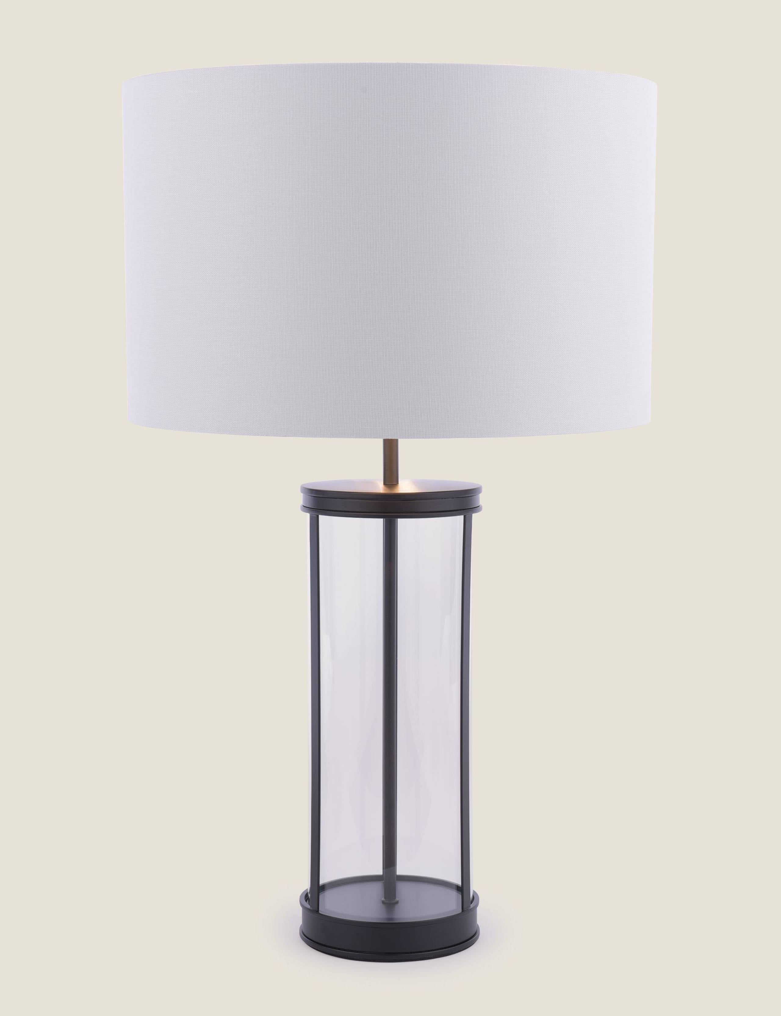 Laura Ashley Harrington table lamp antique brass base (British brand)