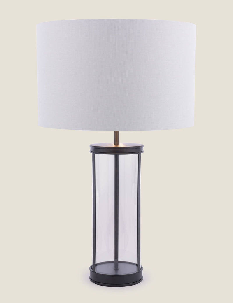 Laura Ashley Harrington table lamp antique brass base (British brand)