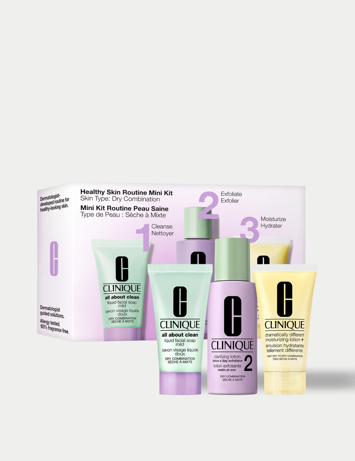 Clinique Healthy Skin Kit dry combination skincare - British product