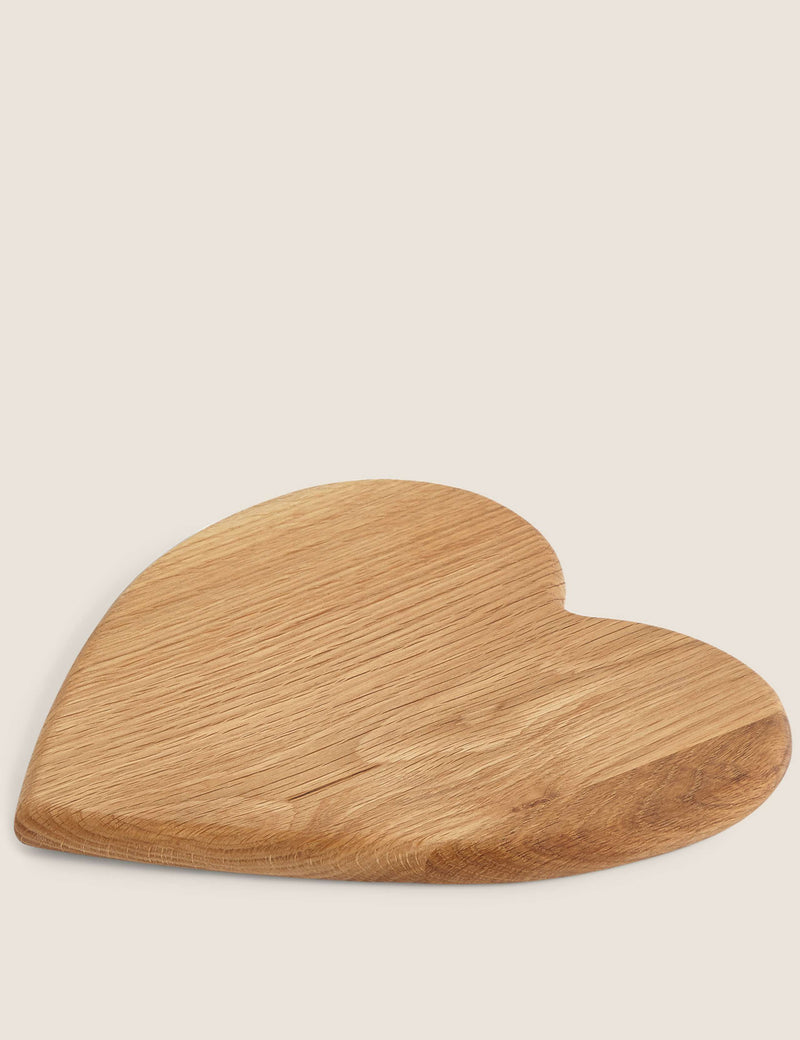 M&S Heart Wooden Chopping Board