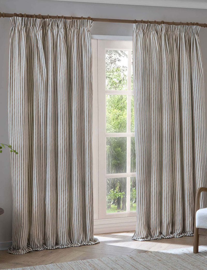Yard blackout pencil pleat curtains (British brand)