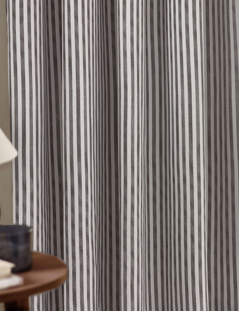 Yard pure cotton striped curtains - British product