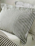 Yard Hebden striped cotton reversible bedding set, UK version
