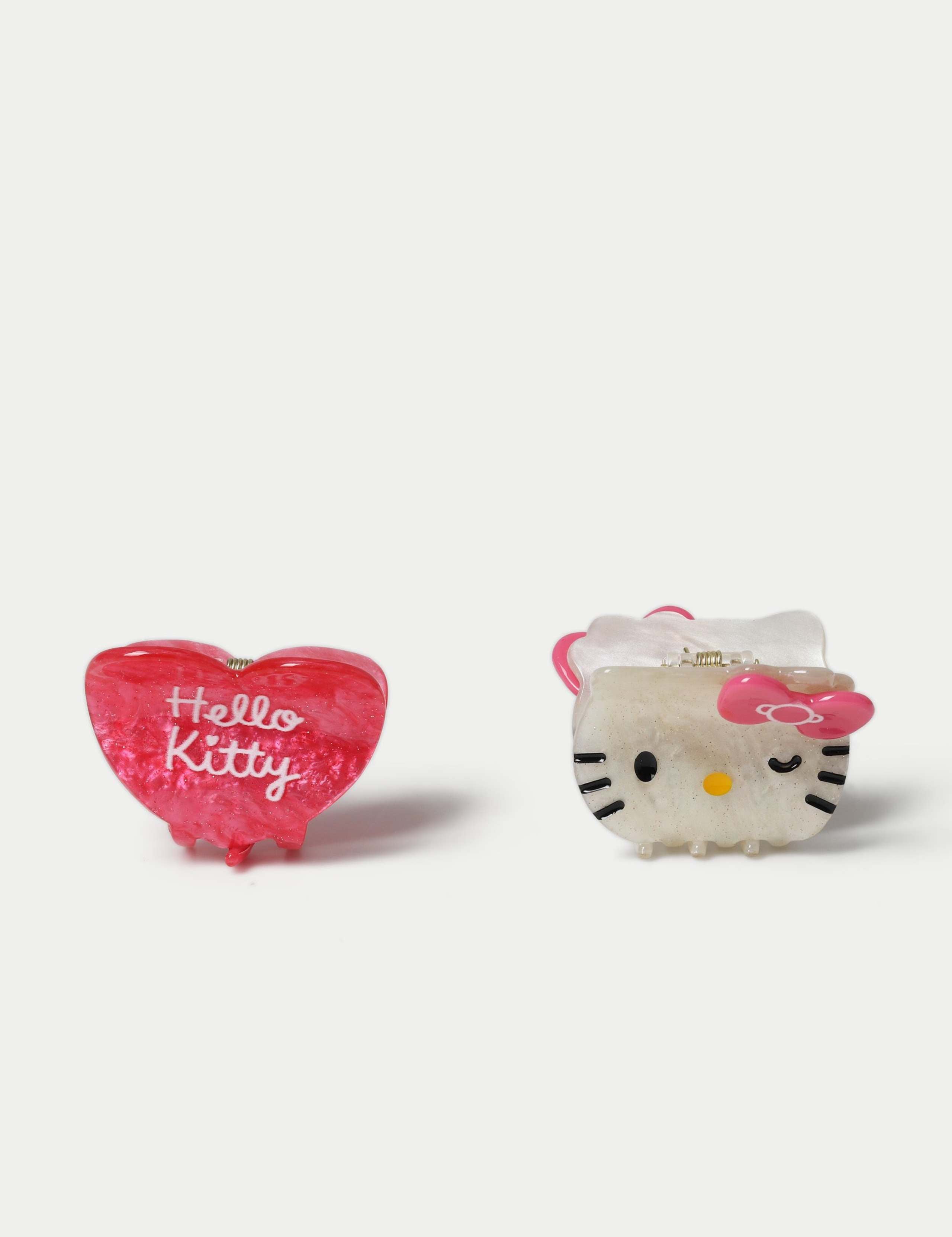 Hello Kitty heart-shaped clip pack - UK version