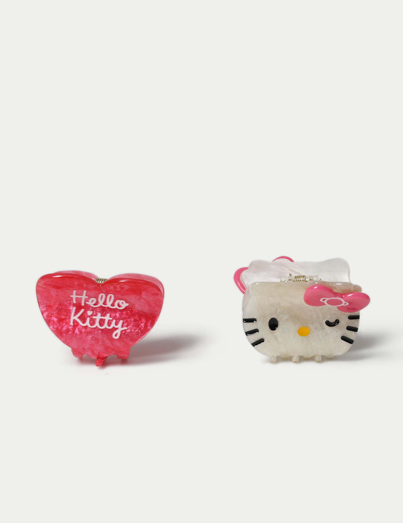 Hello Kitty heart-shaped clip pack - UK version