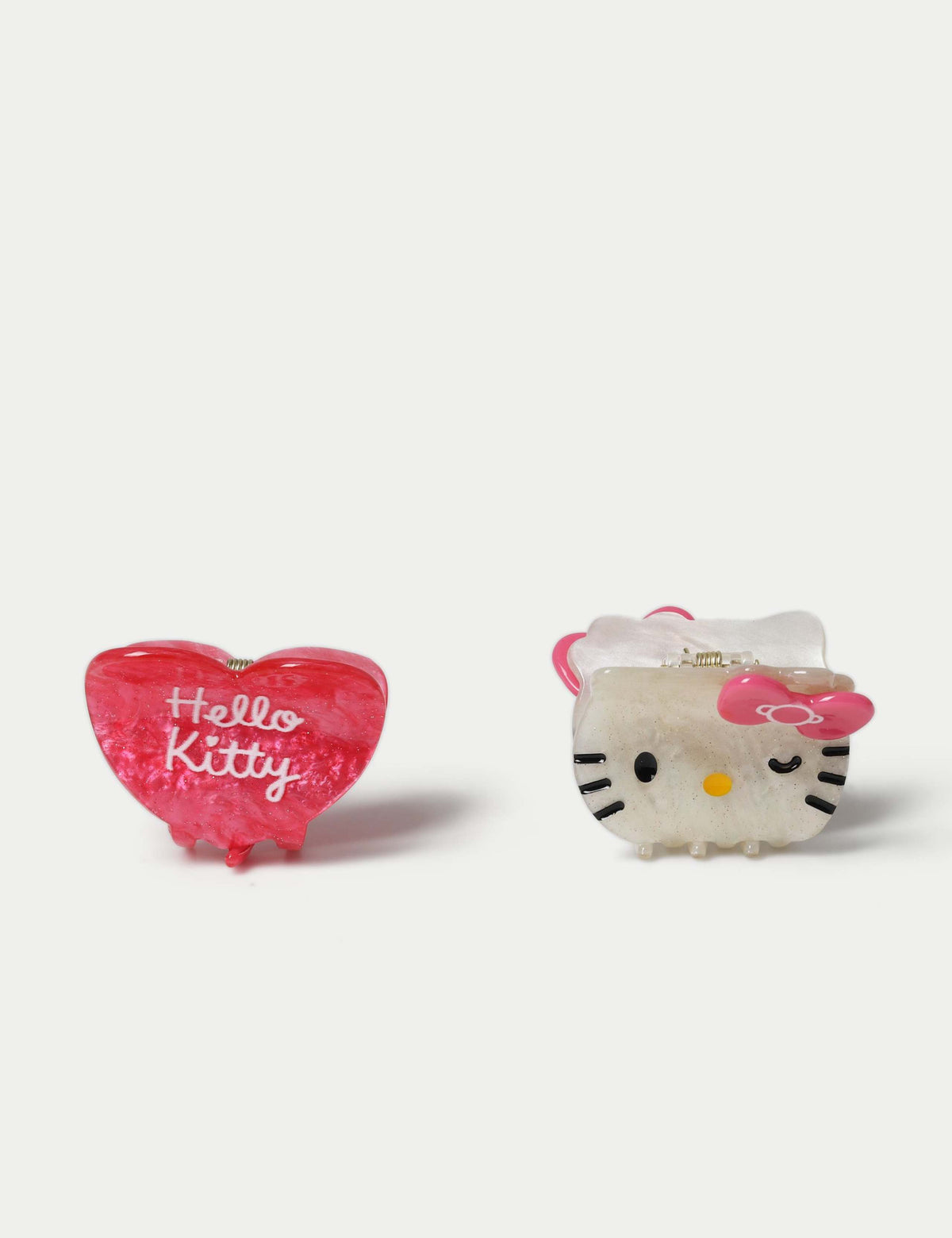 Hello Kitty heart-shaped clip pack - UK version