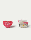 Hello Kitty heart-shaped clip pack - UK version