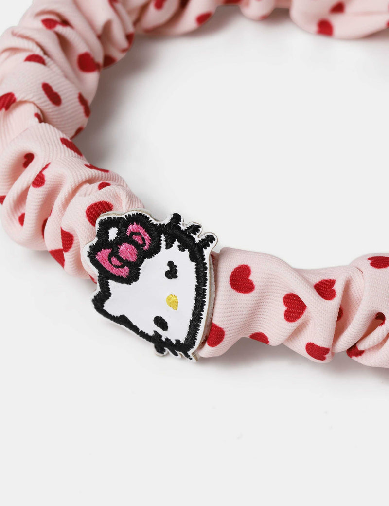 Hello Kitty heart ruched Alice band hair accessory (British brand)