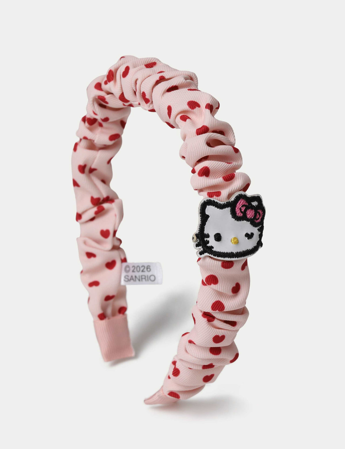 Hello Kitty heart ruched Alice band hair accessory (British brand)