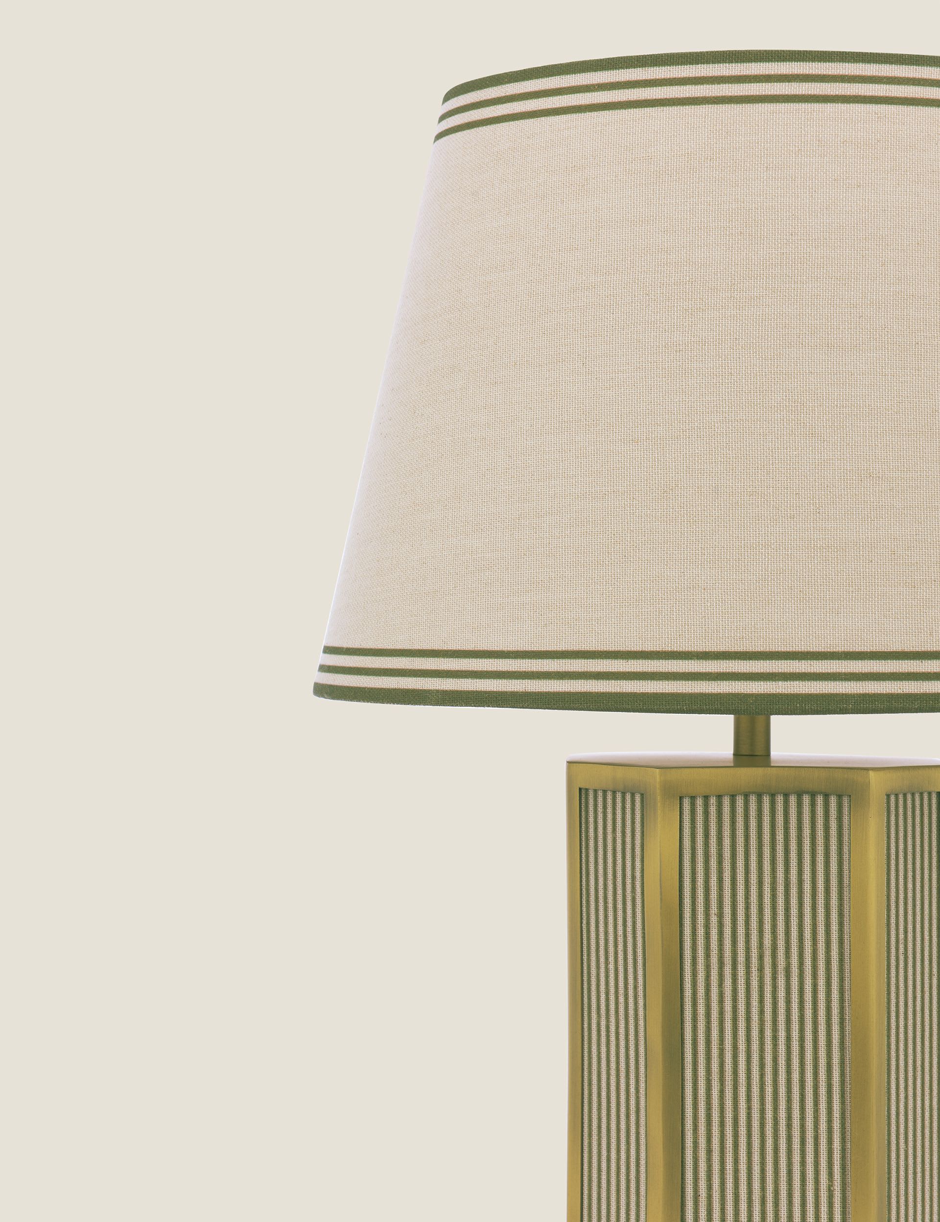 Joules Helmingham metal fabric table lamp, UK version