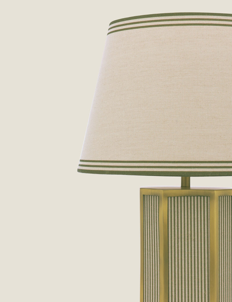 Joules Helmingham metal fabric table lamp, UK version