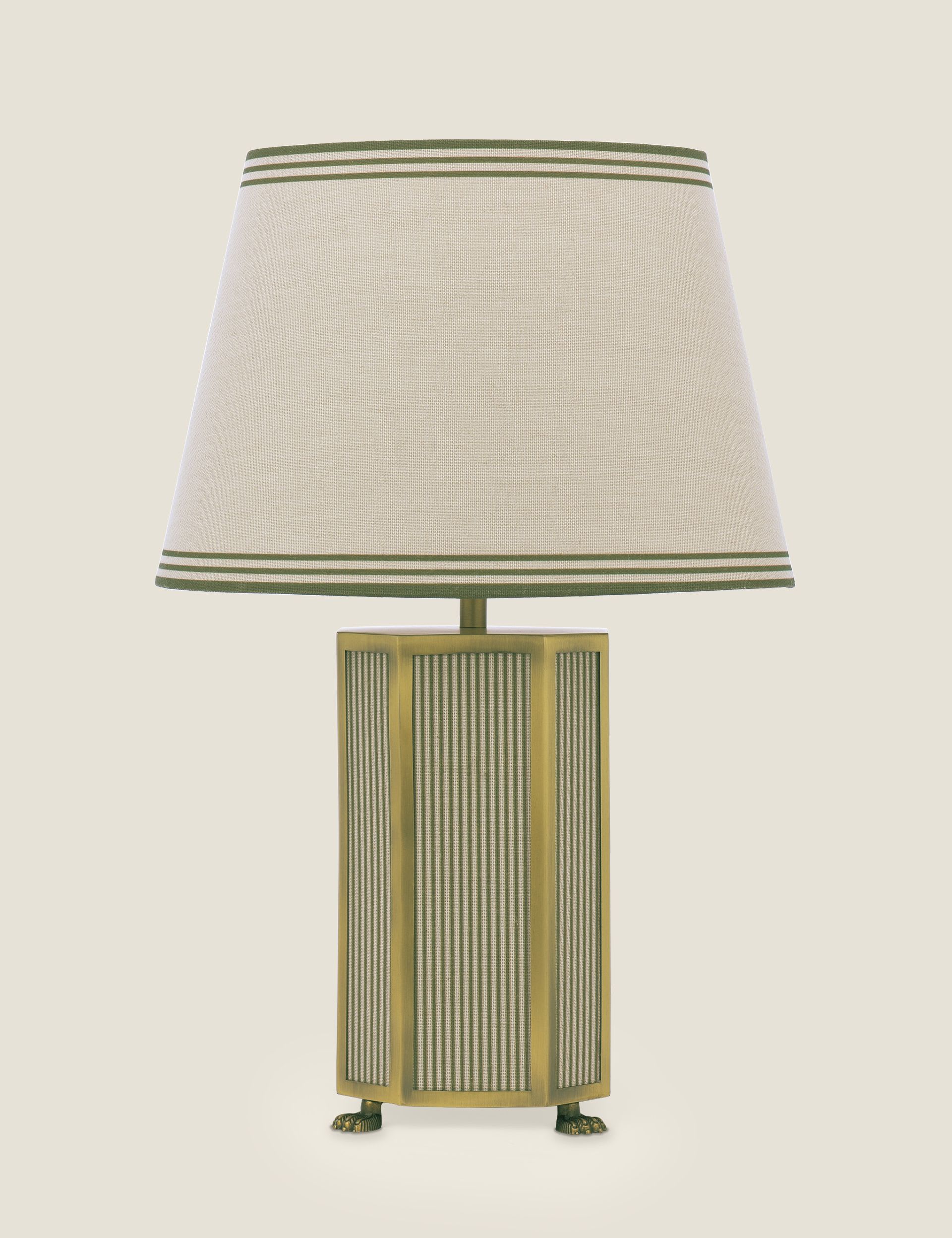 Joules Helmingham metal fabric table lamp, UK version
