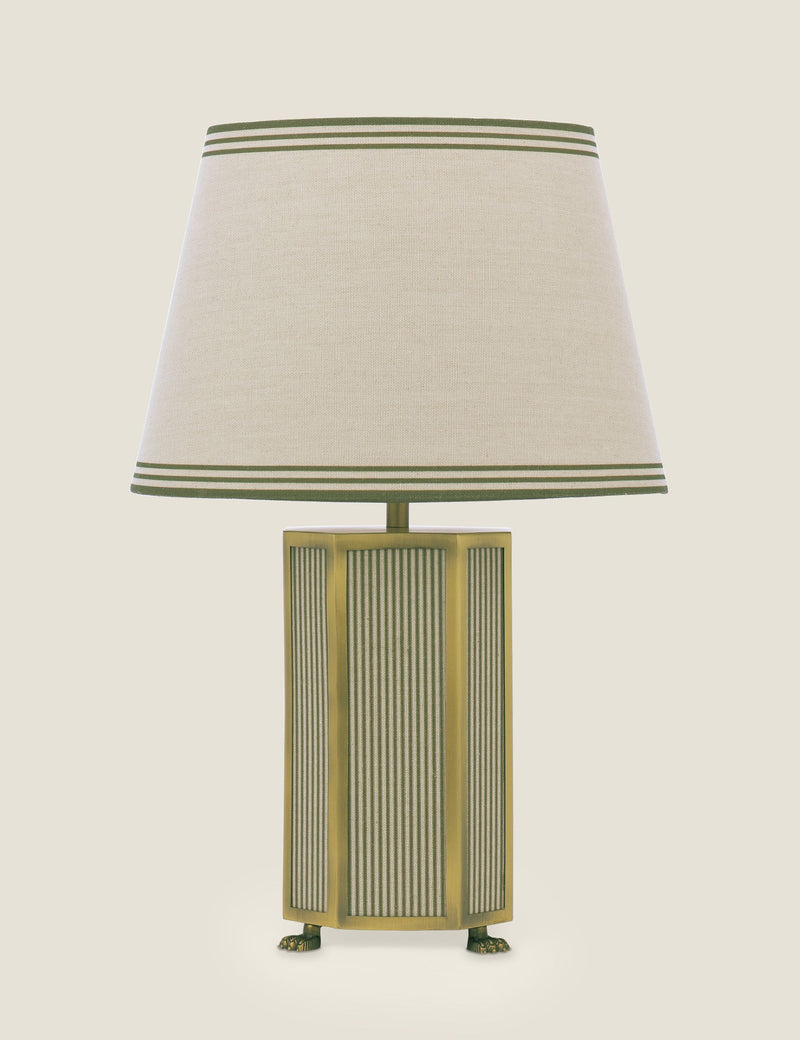 Joules Helmingham metal fabric table lamp, UK version