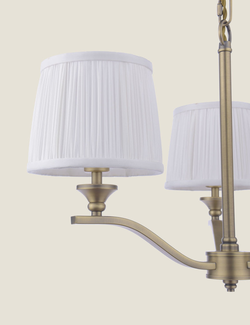 Laura Ashley Hemsley pleated pendant light - British product