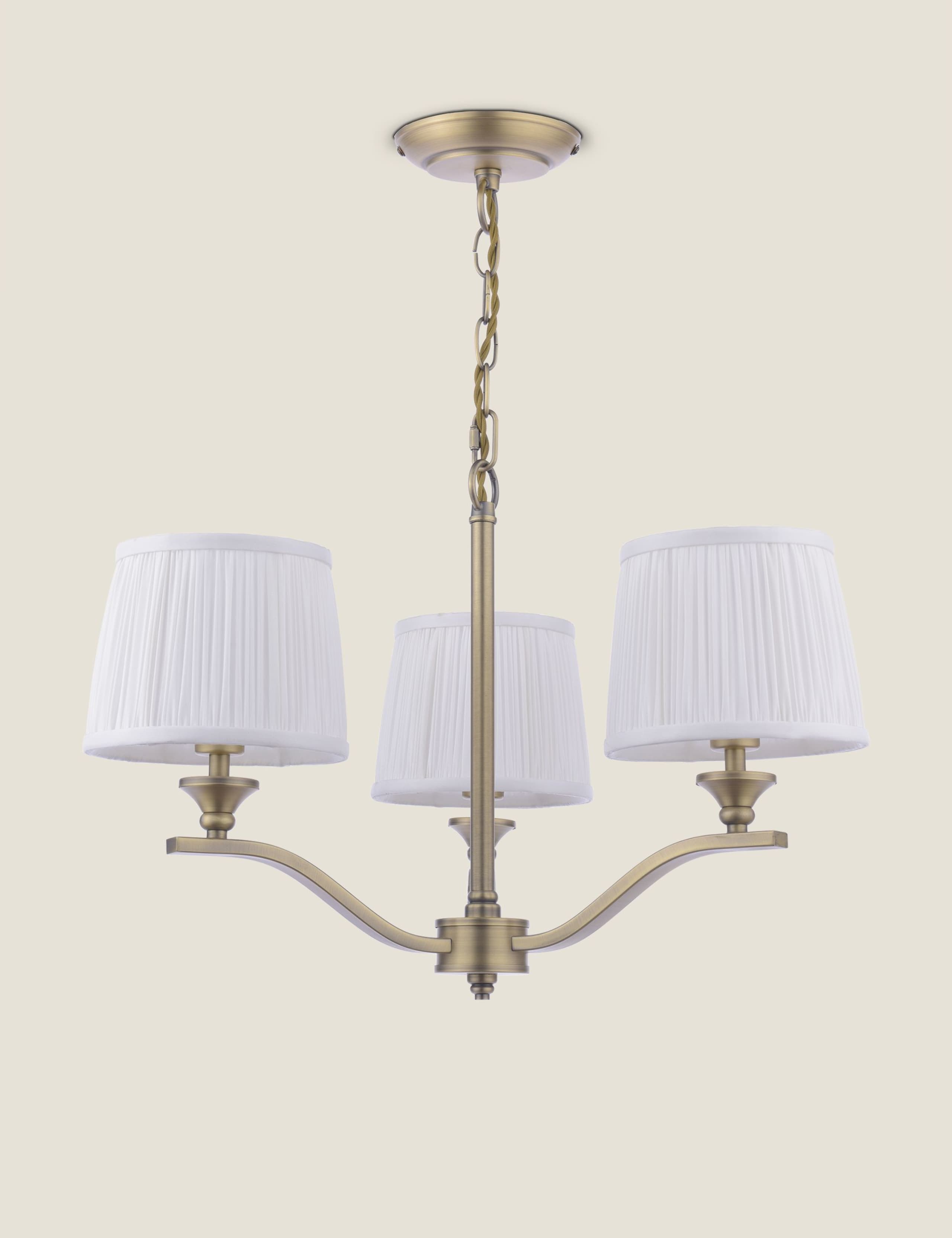 Laura Ashley Hemsley pleated pendant light - British product