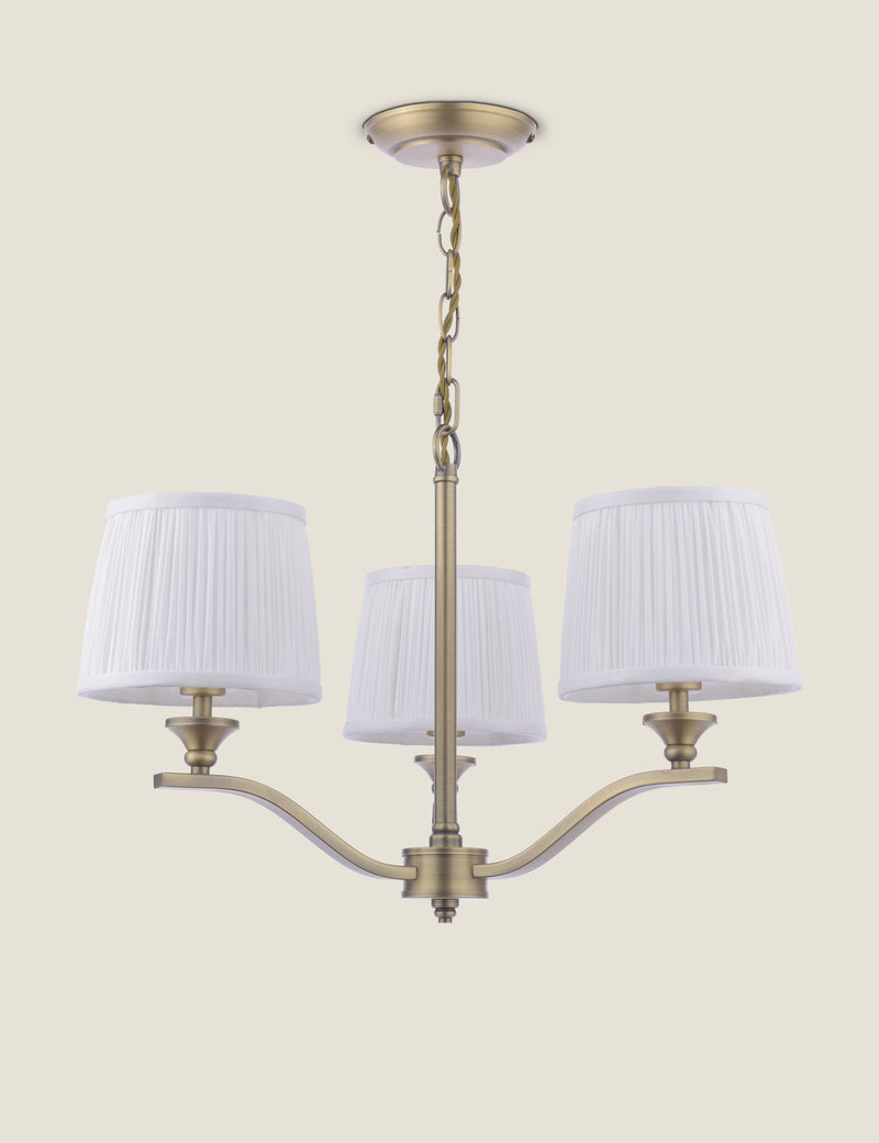 Laura Ashley Hemsley pleated pendant light - British product