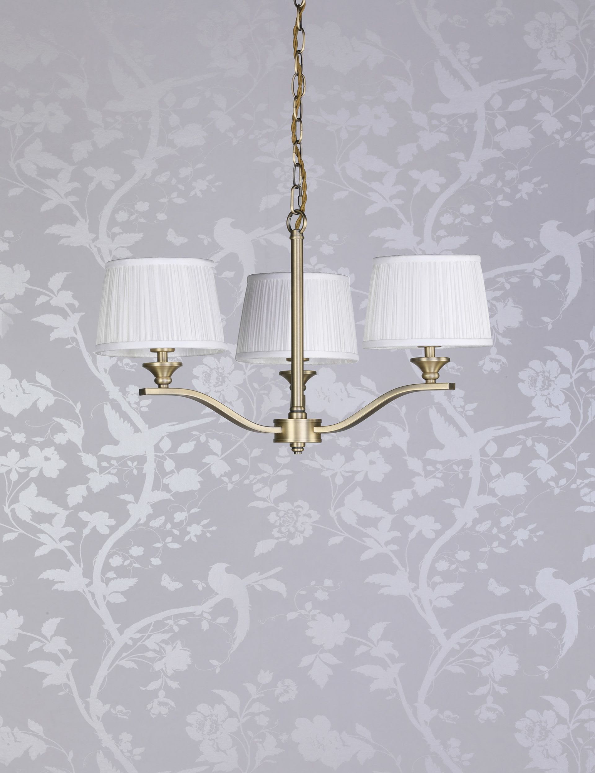 Laura Ashley Hemsley pleated pendant light - British product