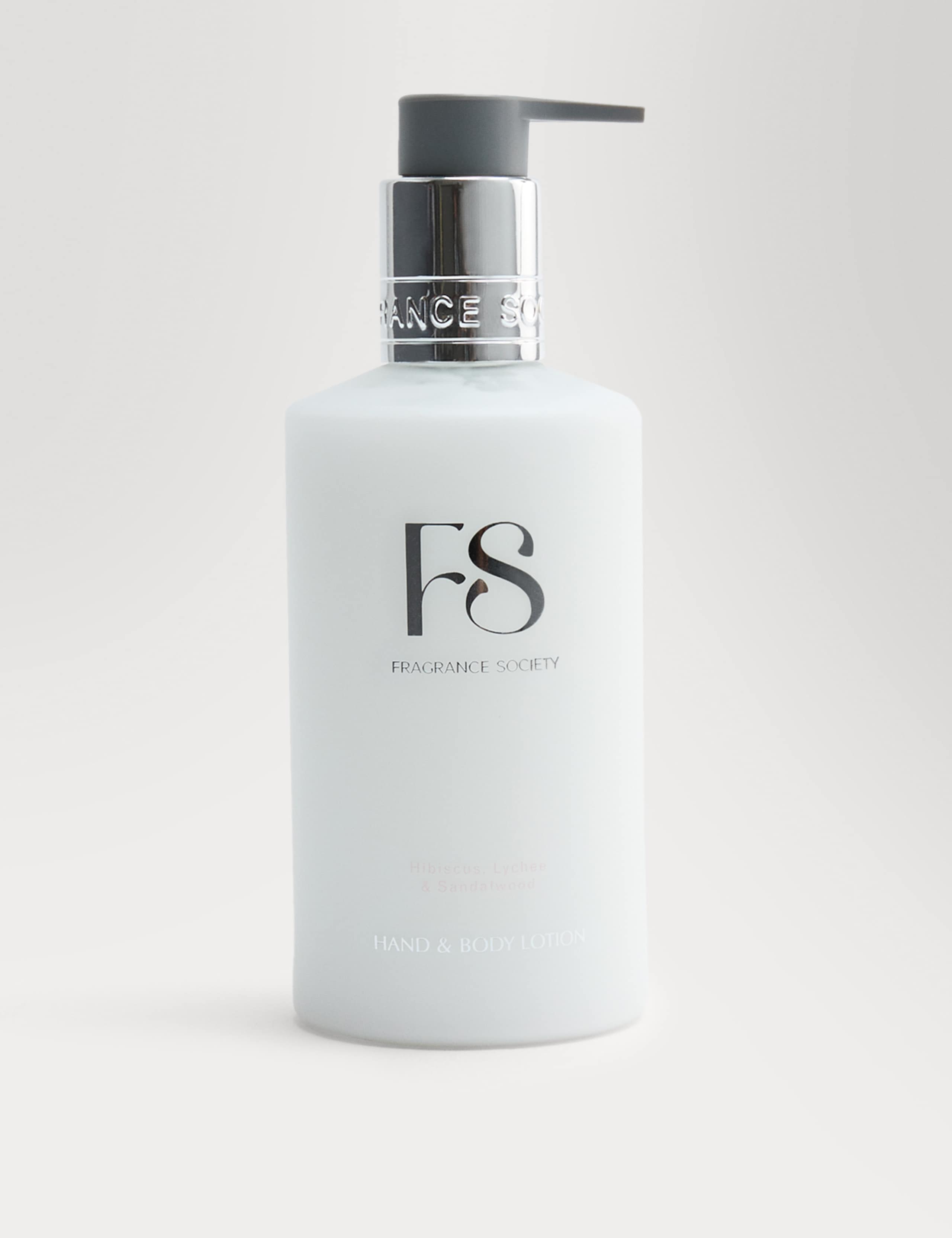 Fragrance Society Hibiscus Lychee Sandalwood hand and body lotion 265ml - British product