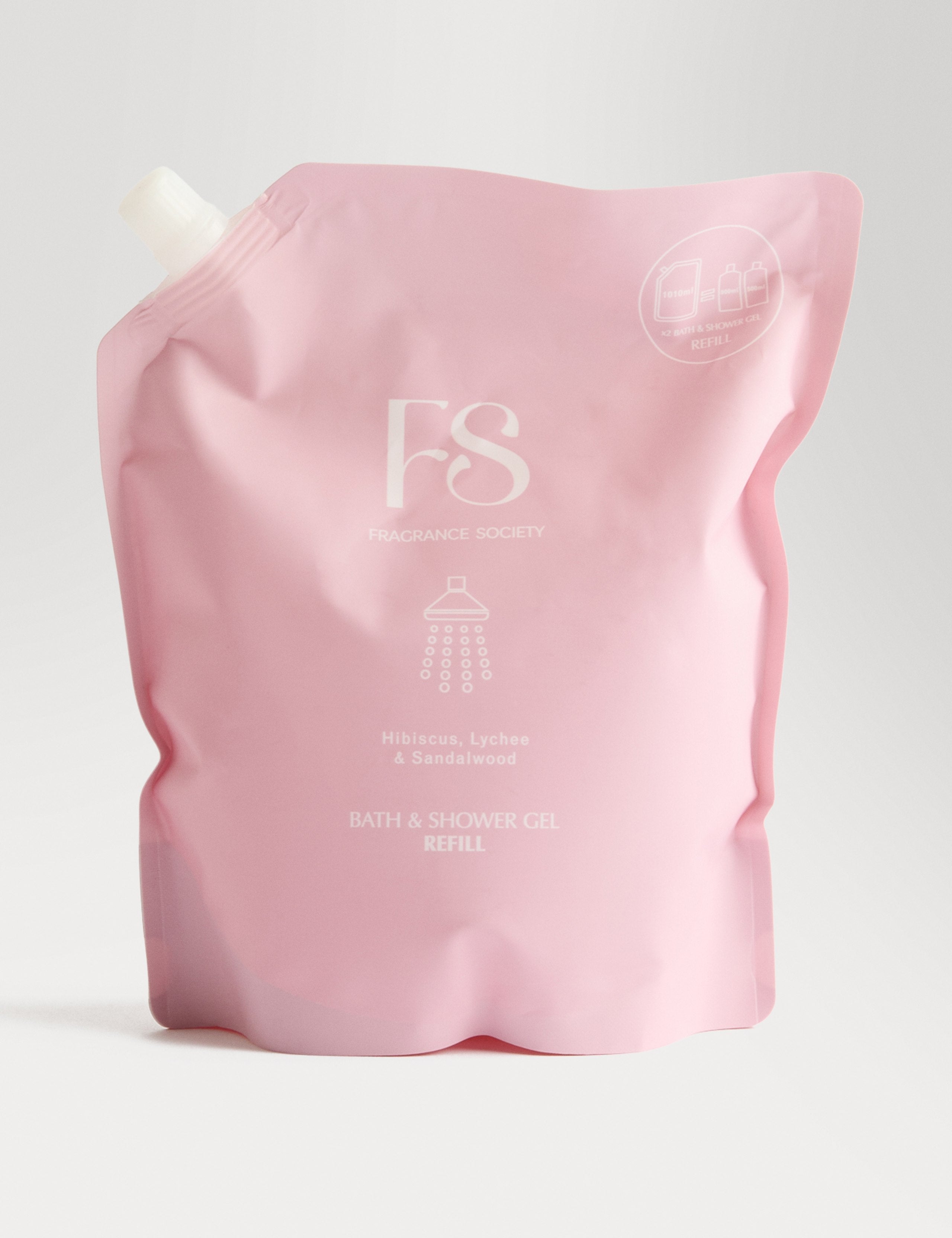 Fragrance Society shower refill 1010ml (British brand)