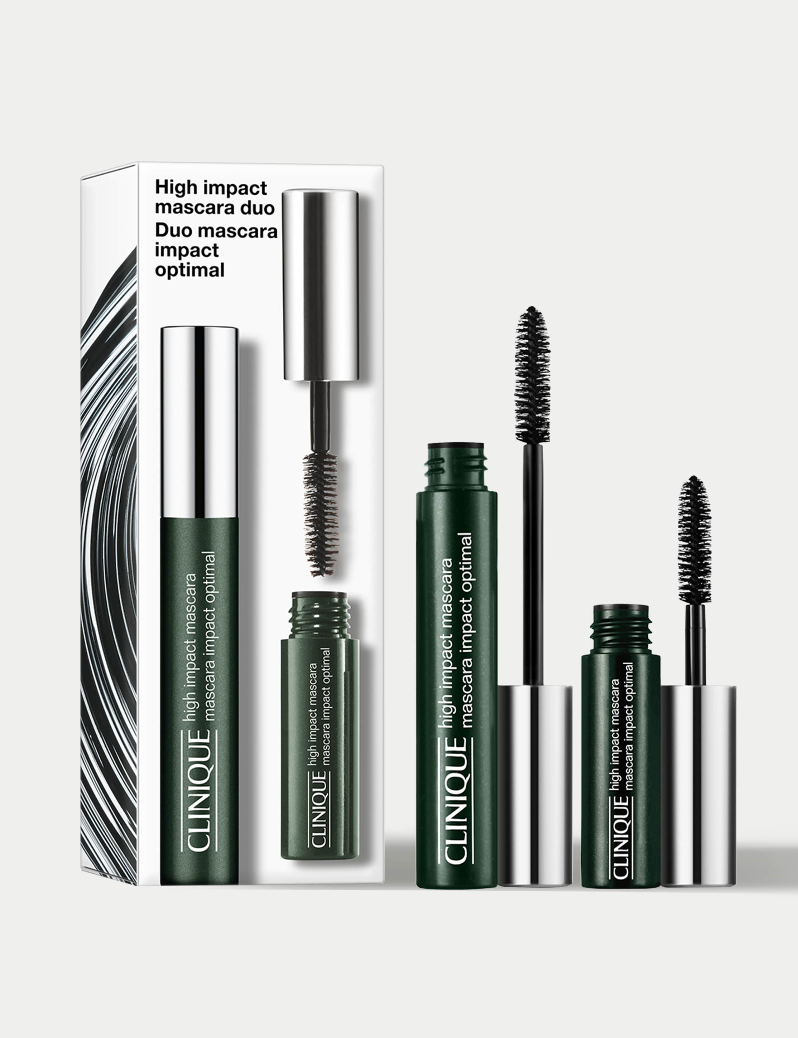 CLINIQUE High Impact Mascara Duo in Black 7ml and 3.5ml, UK version