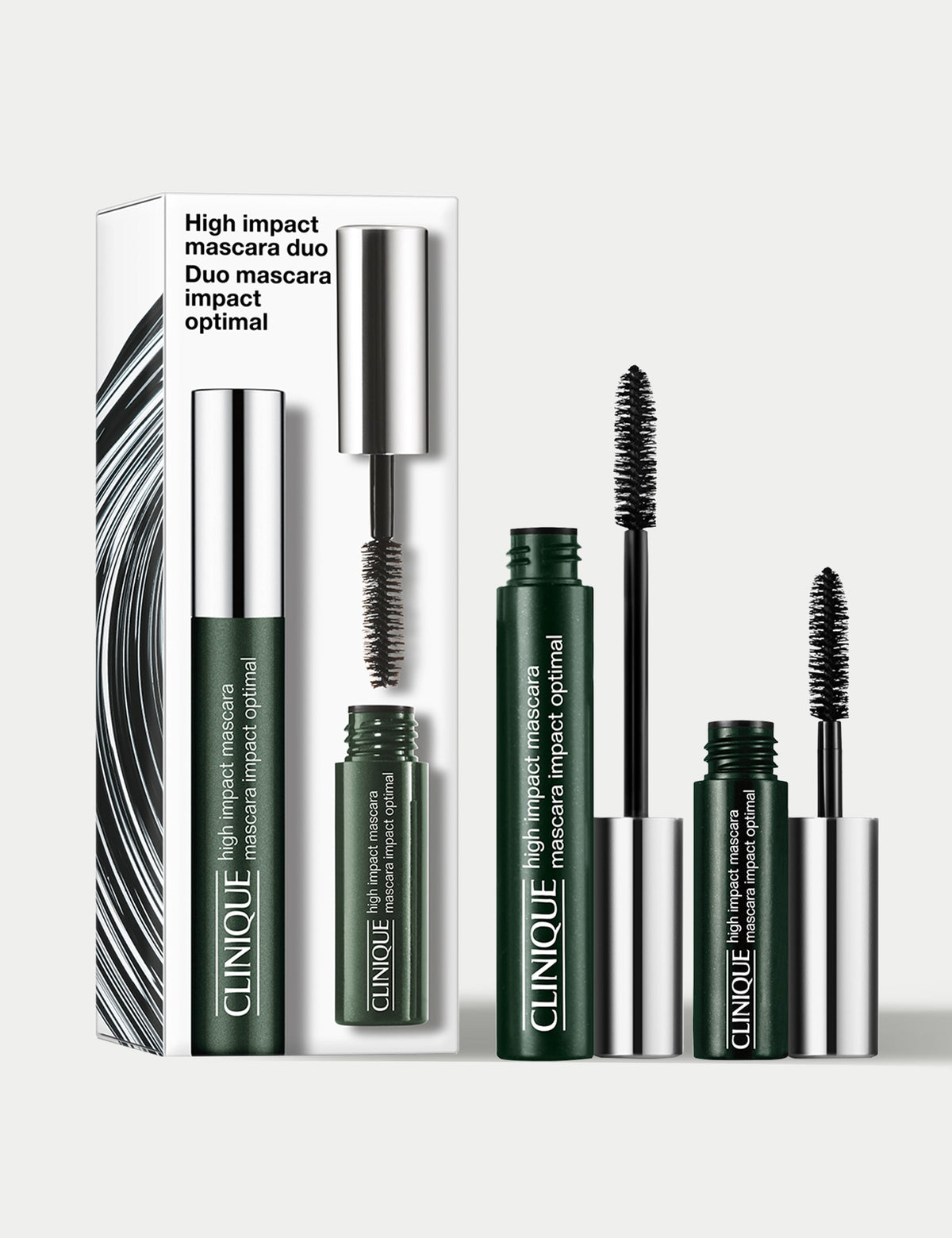 CLINIQUE High Impact Mascara Duo in Black 7ml and 3.5ml, UK version