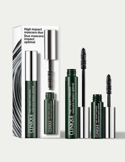 M&S Coffret Cadeau Duo Mascara High Impact CLINIQUE en Noir - Set Mascara 7 ml & 3,5 ml - Acheter en ligne sur McGrocer