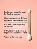 ICONIC London highlight and blush brush, imported from the UK