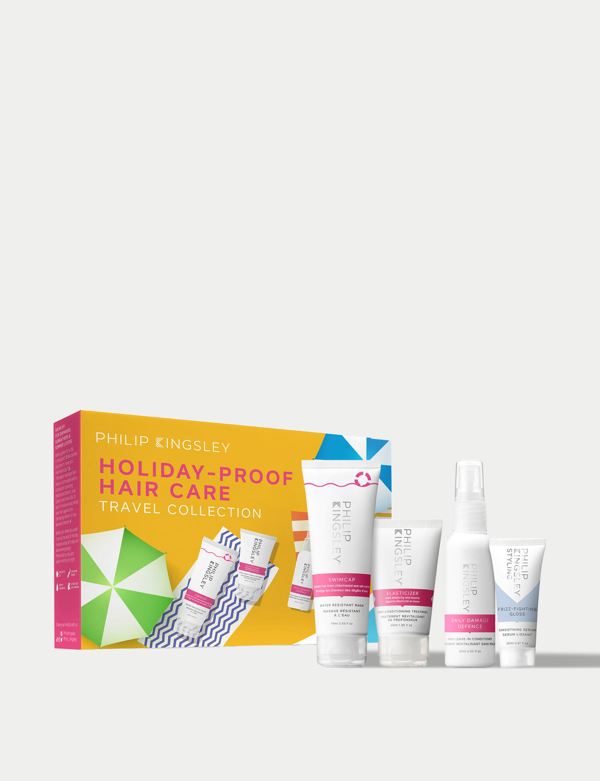 Philip Kingsley Holiday-Proof Hair Care Travel Collection, UK version