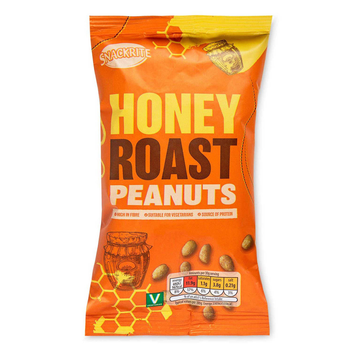 Honey Roast Peanuts snack, UK version