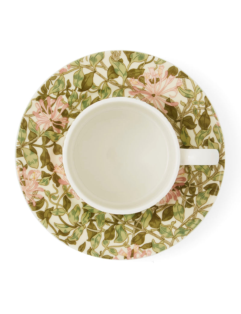 Morris & Co Honeysuckle cup and saucer, imported from the UK