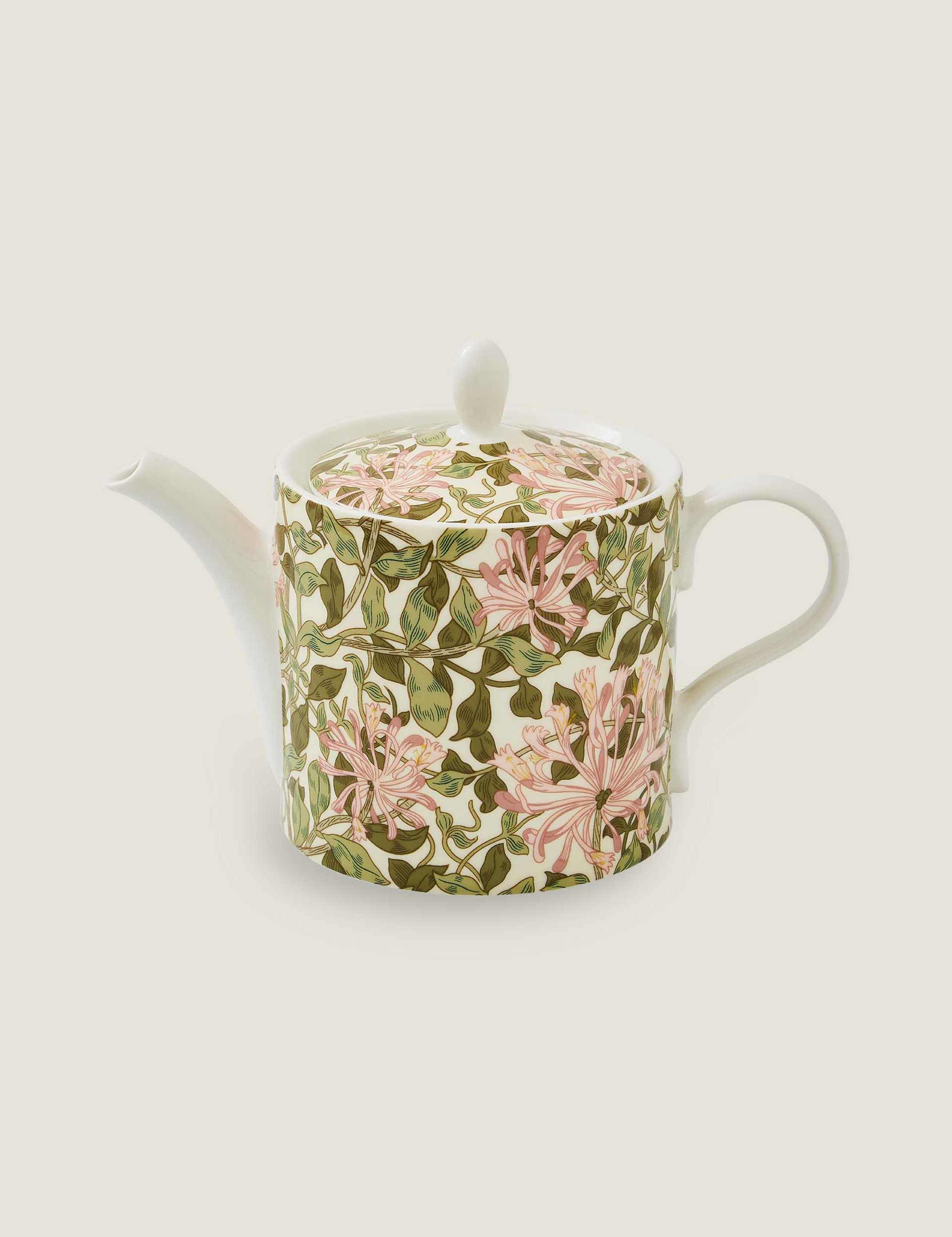 Morris & Co Honeysuckle porcelain teapot, imported from the UK