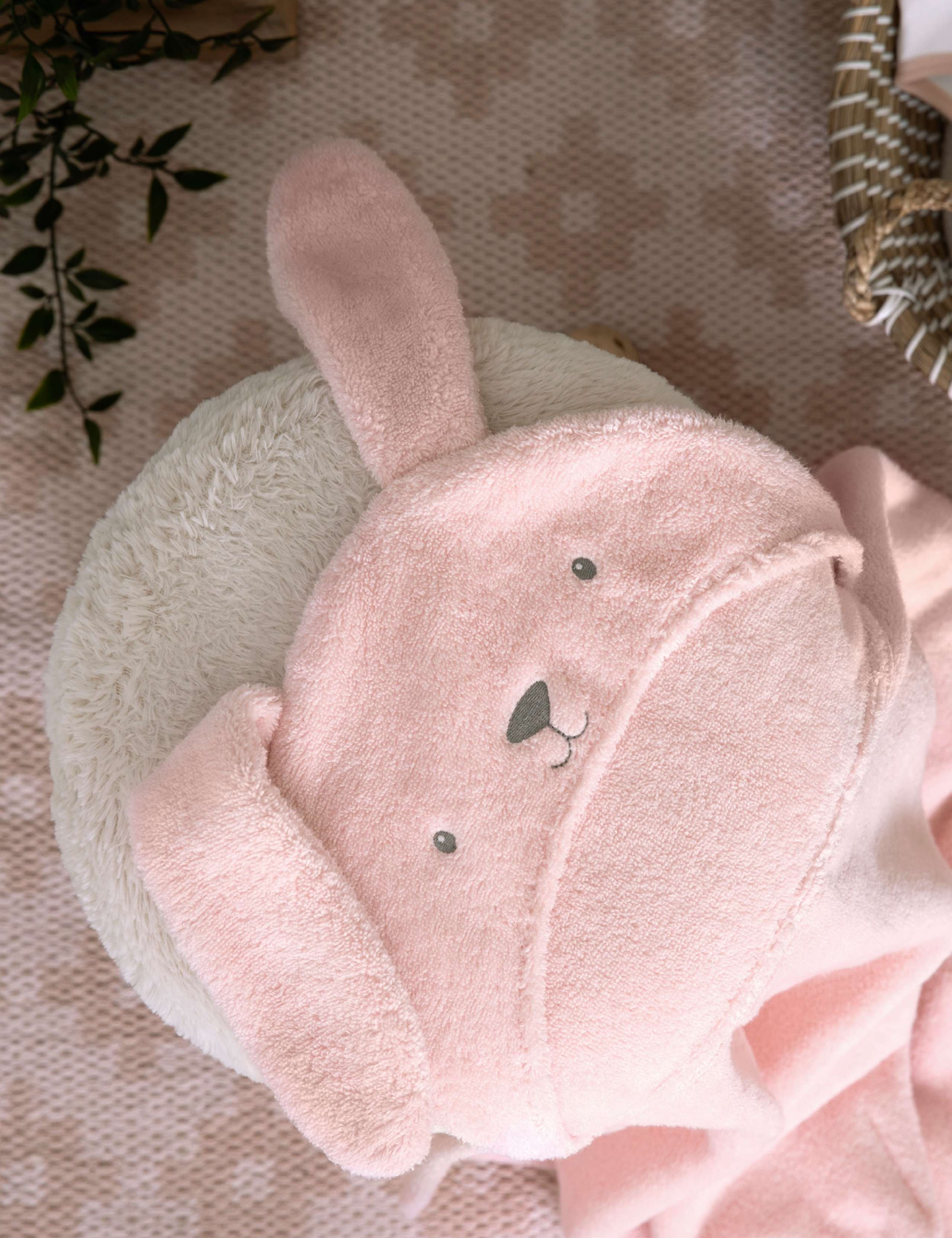 Mamas & Papas hooded bunny baby towel, UK version