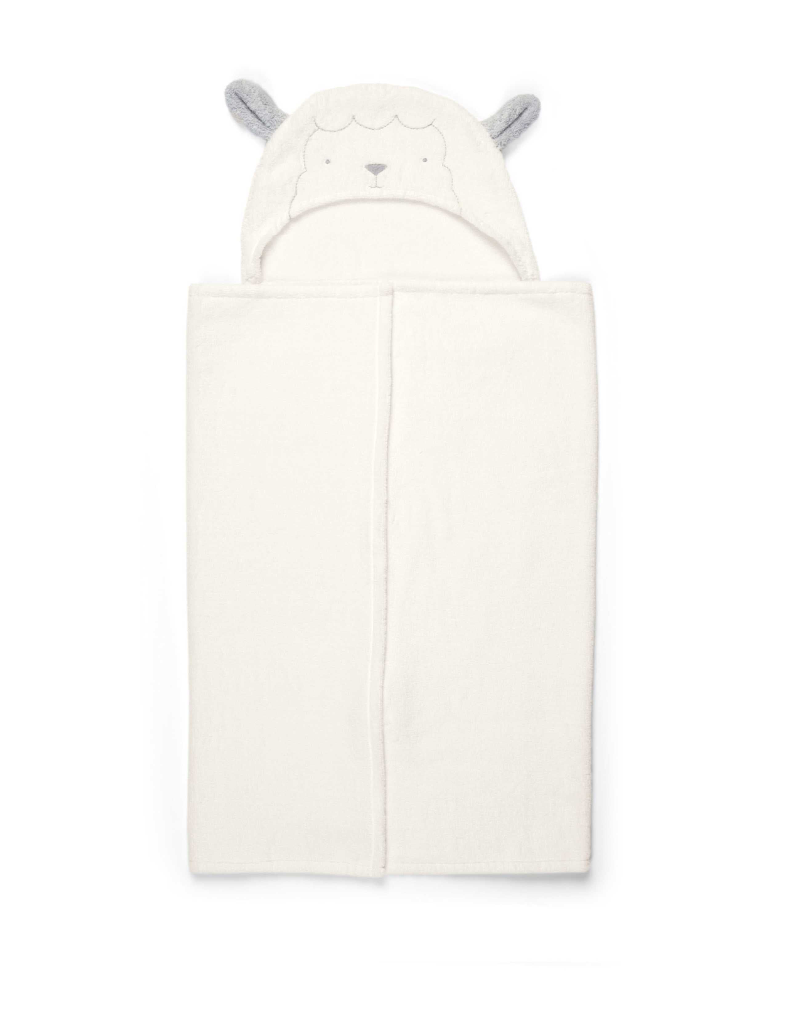 Mamas & Papas hooded lamb baby towel, UK version