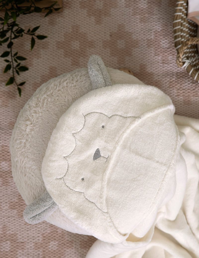 Mamas & Papas hooded lamb baby towel, UK version