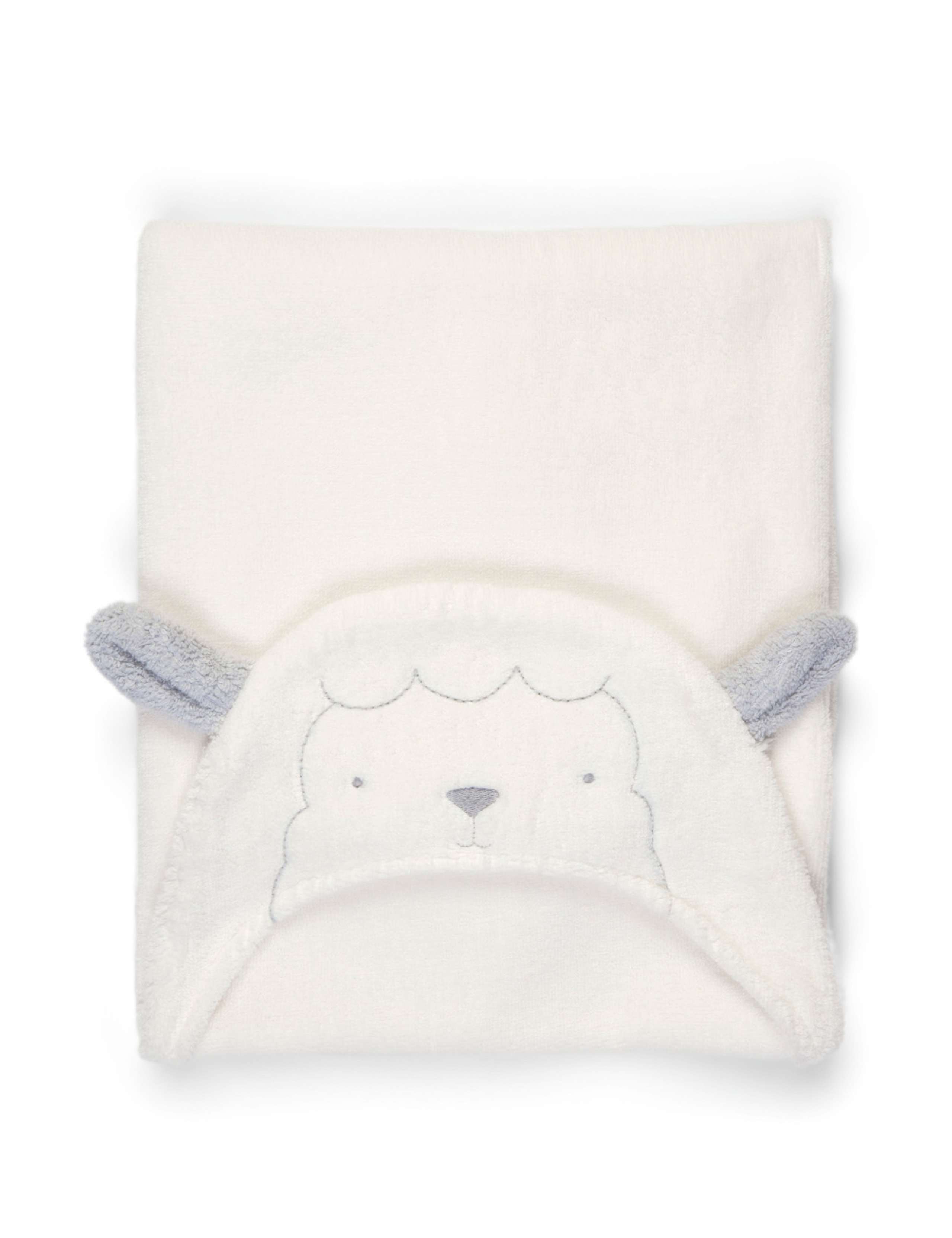 Mamas & Papas hooded lamb baby towel, UK version
