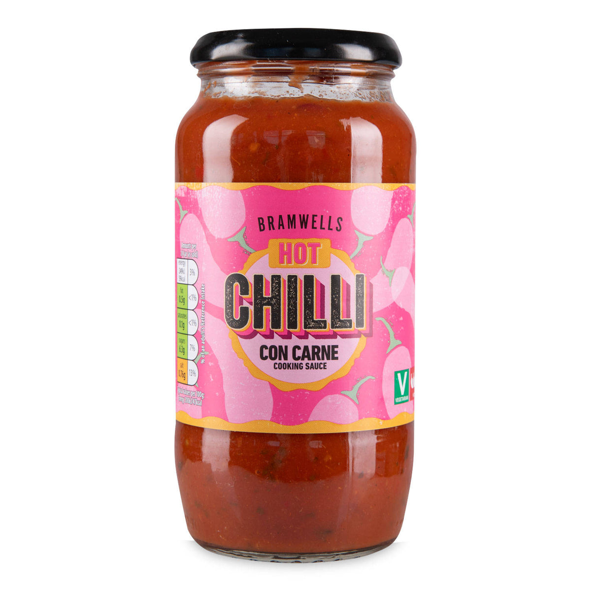 Hot chilli con carne cooking sauce from a British brand