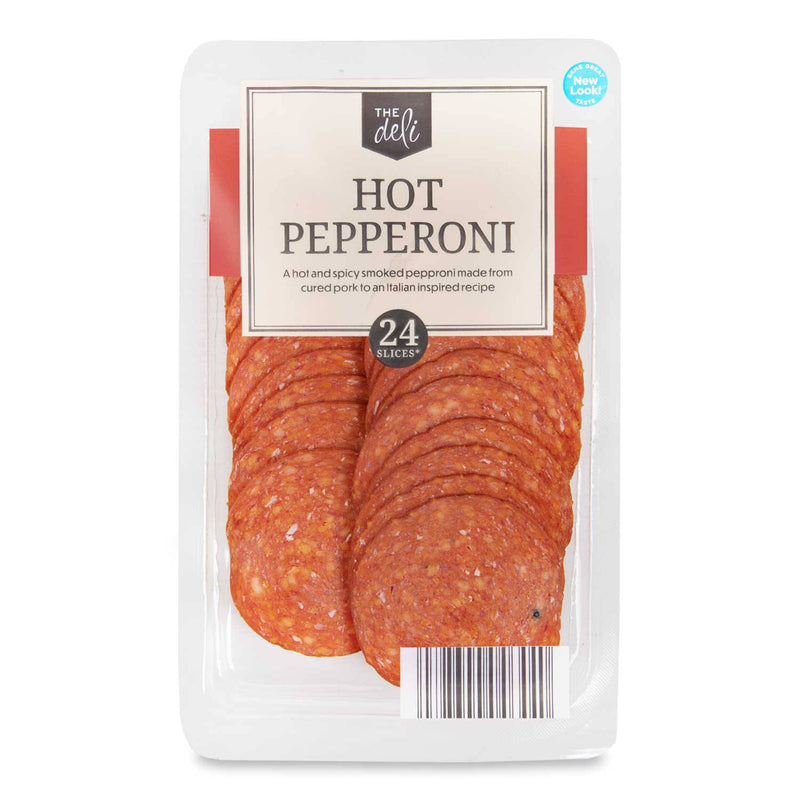Hot pepperoni slices 120g - British product