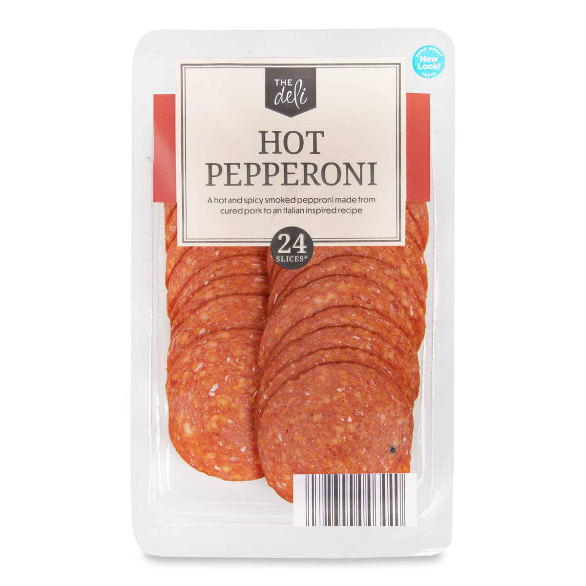 Hot pepperoni slices 120g - British product