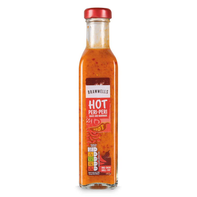 Hot Peri Peri Sauce and Marinade for cooking - British product