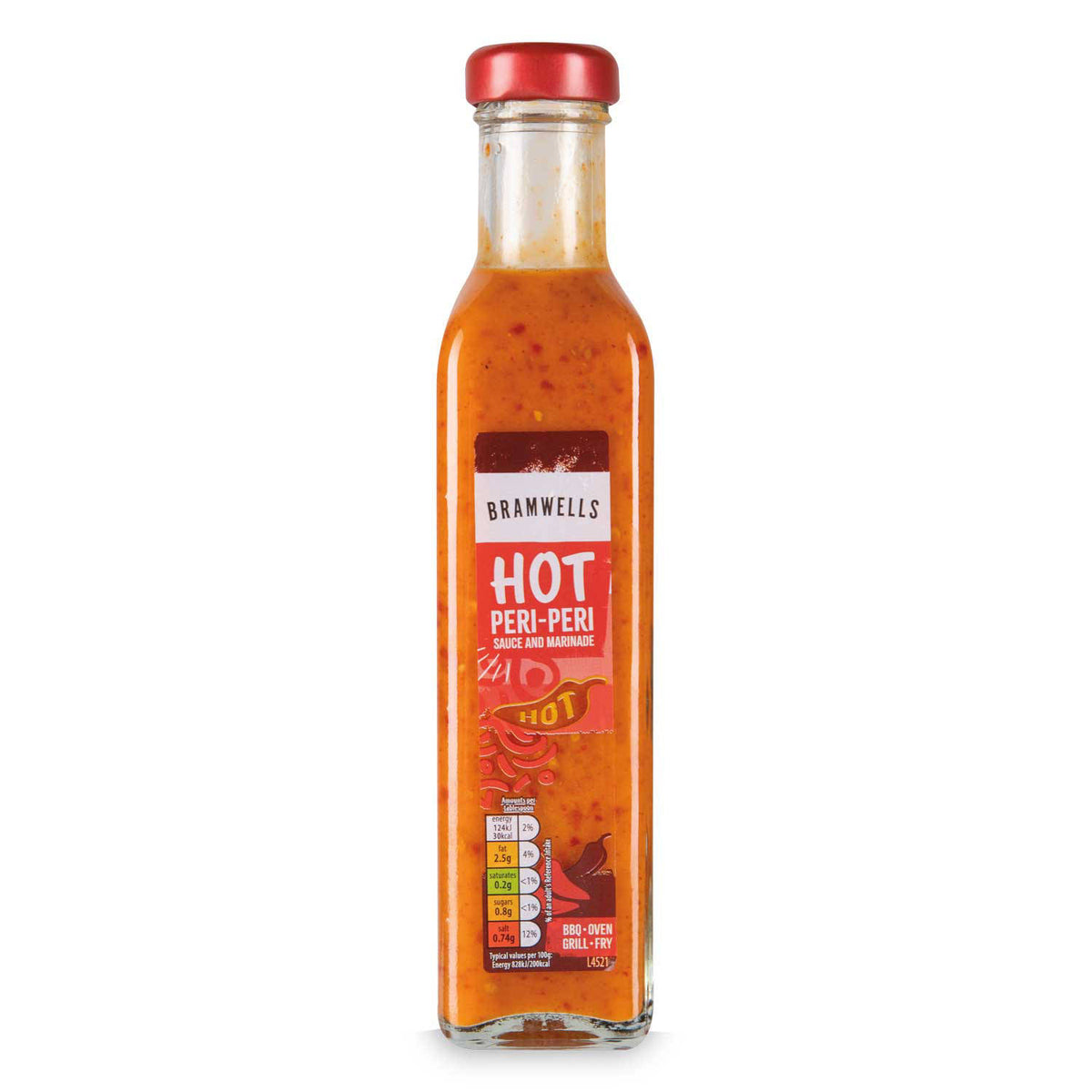 Hot Peri Peri Sauce and Marinade for cooking - British product