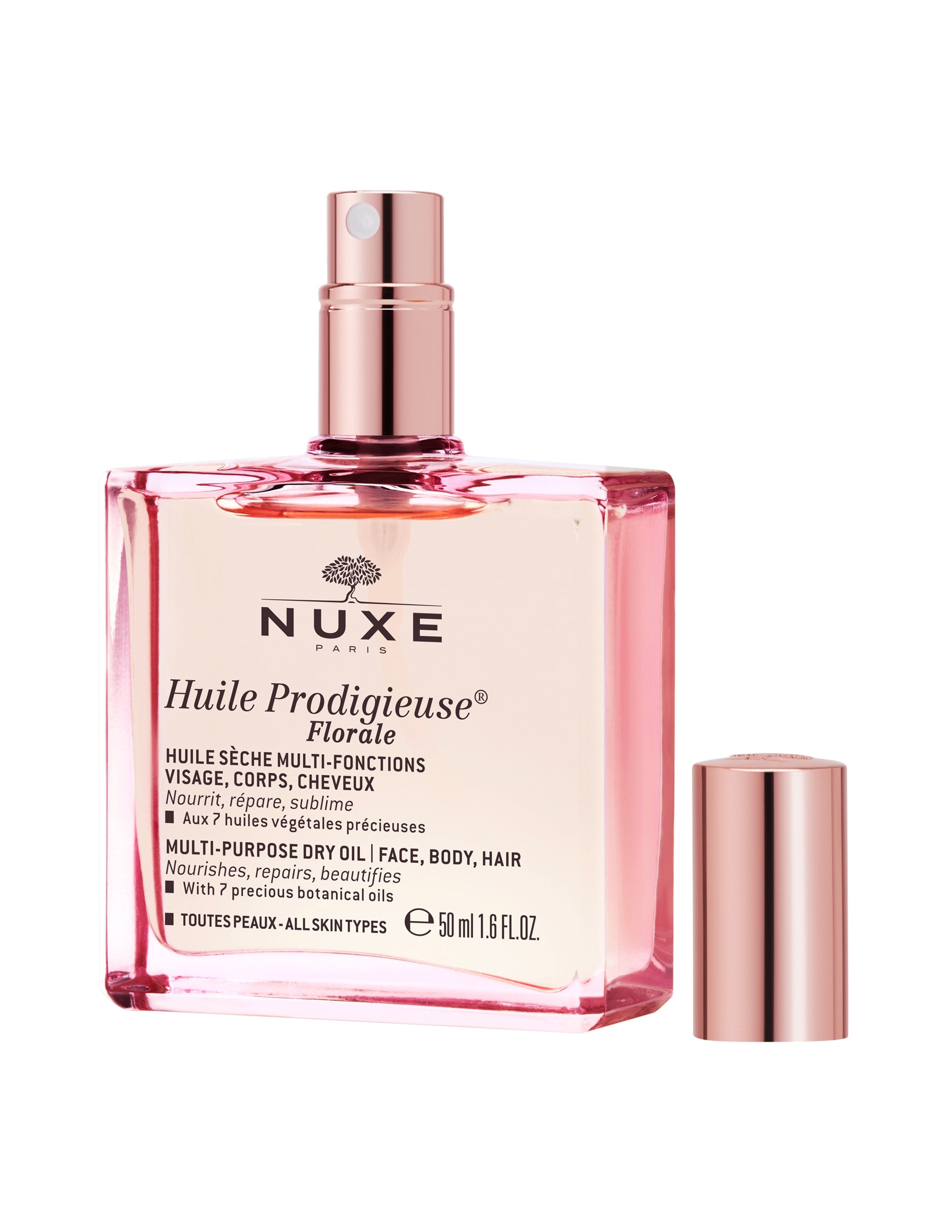 NUXE floral body oil 50ml - British product