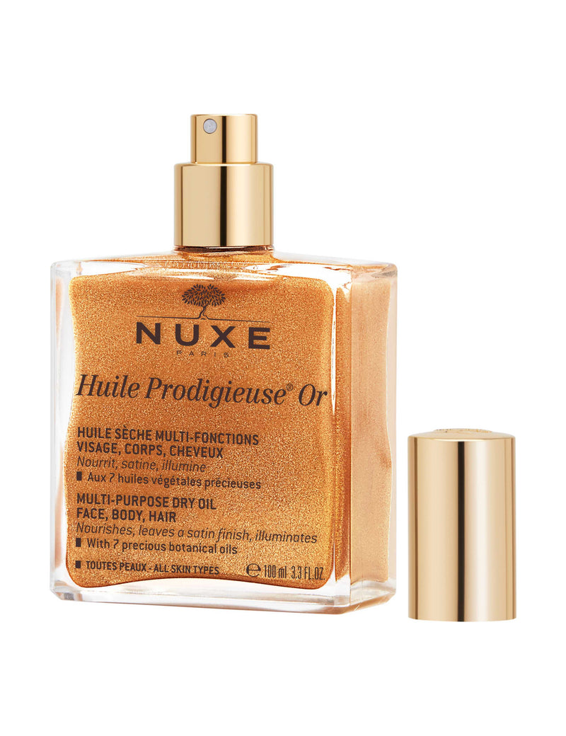 NUXE Huile Prodigieuse multipurpose golden shimmer oil 100ml, UK version