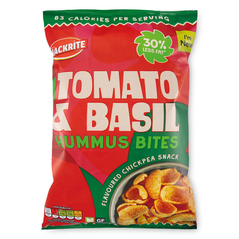 Hummus bites savoury snack (British brand)