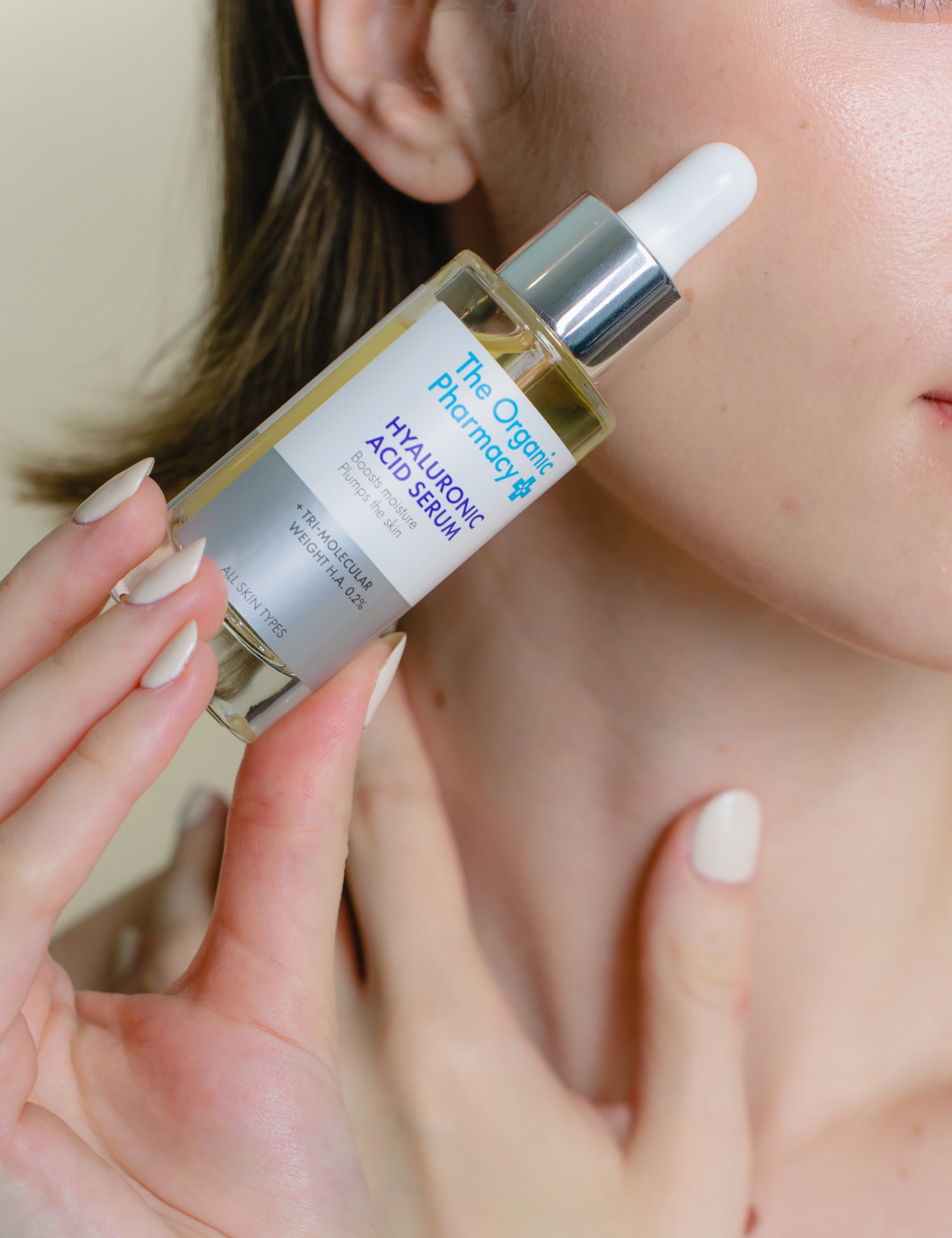 The Organic Pharmacy Hyaluronic Acid Serum 30ml, imported from the UK