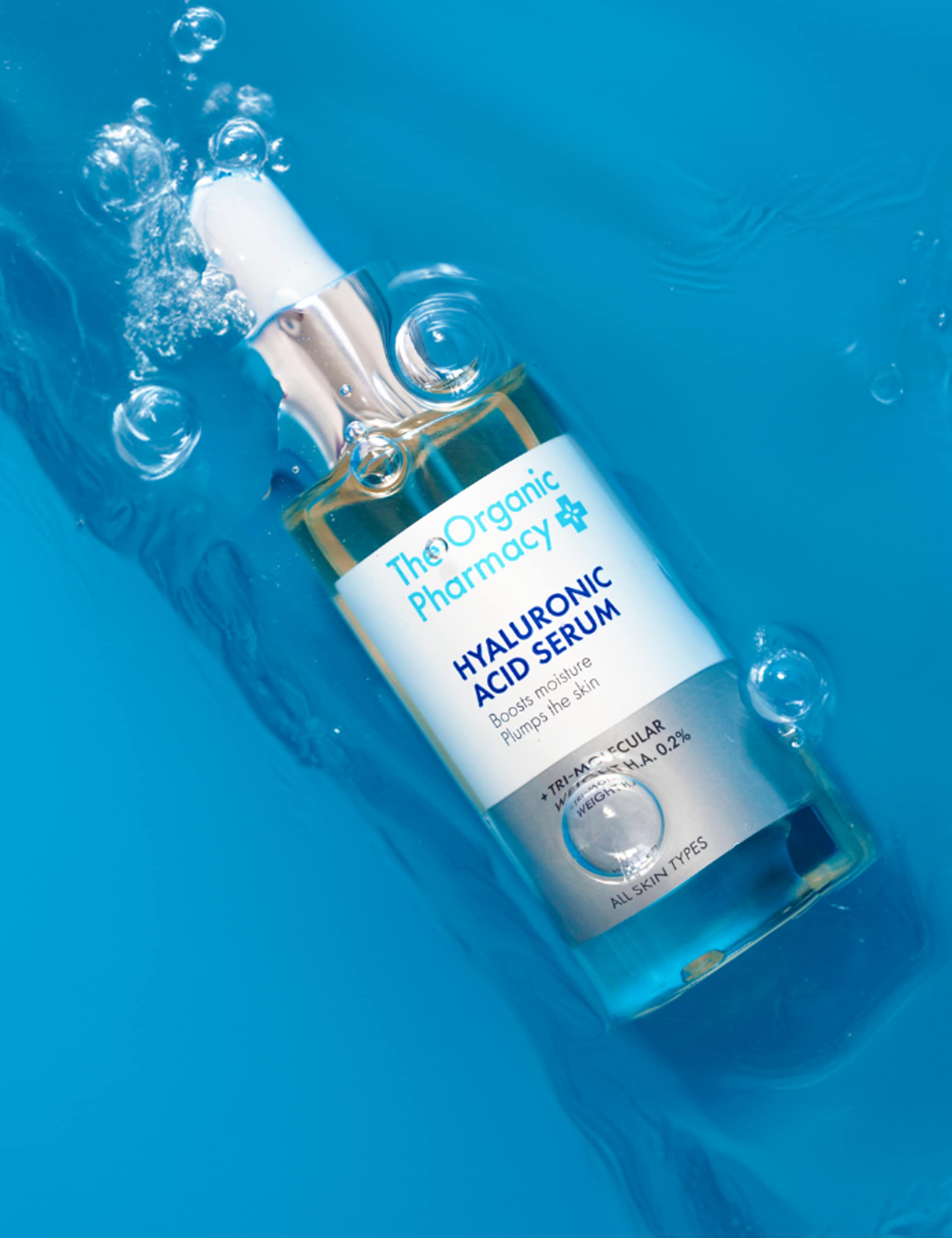 The Organic Pharmacy Hyaluronic Acid Serum 30ml, imported from the UK