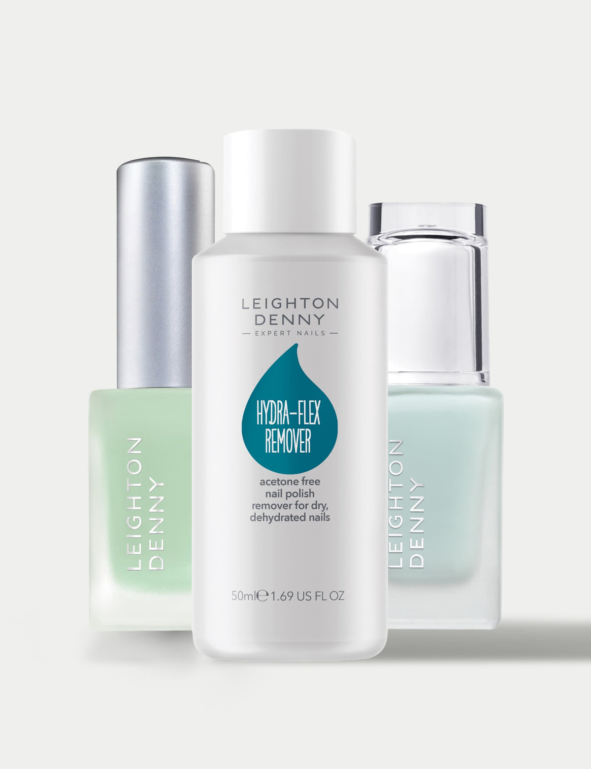 Leighton Denny Hydra Flex nail treatment kit 2x12ml and 50ml (British brand)