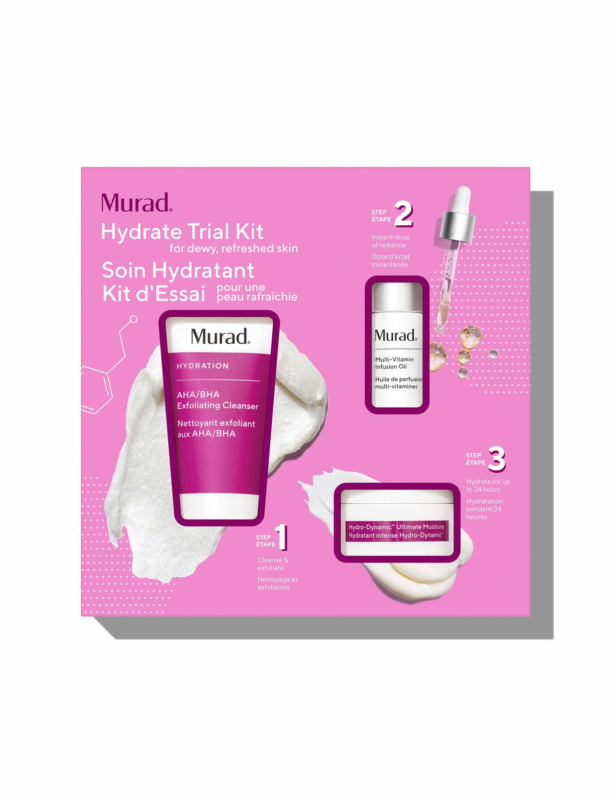 Murad Hydrate Trial Kit skincare set, UK version