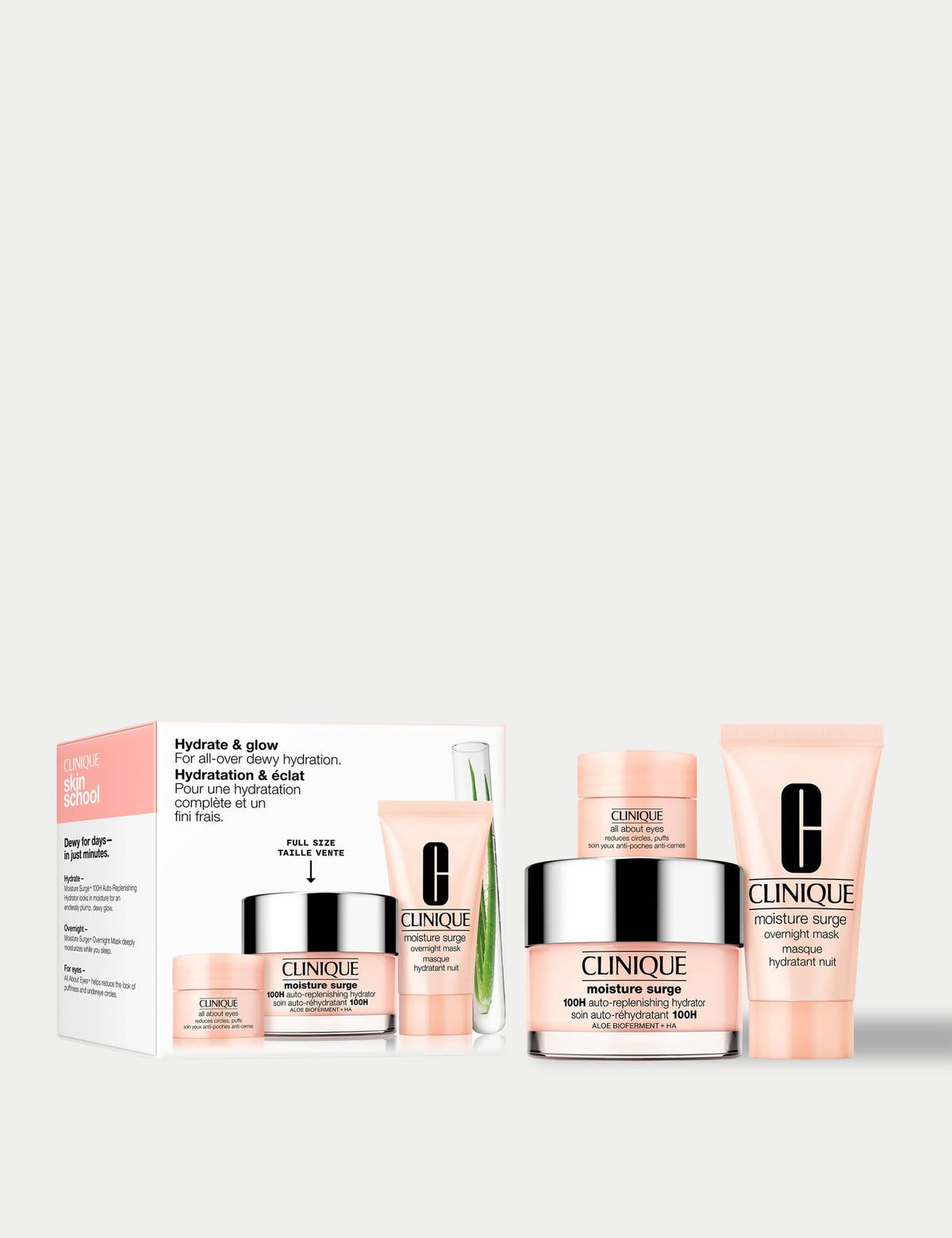 Clinique Hydration & Glow gift set 85ml (British brand)